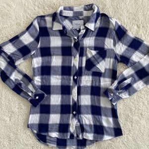 ❤️ Rails Hunter Soft Plaid Button Down Shirt Size XS